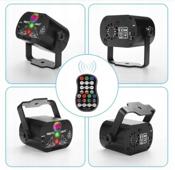 60 УЗОРОВ RGB ДИСКО-СВЕТ ЛАЗЕР RGB Рождество