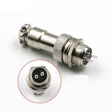 Złącze przemysłowe 12 mm 2 pin GX12
