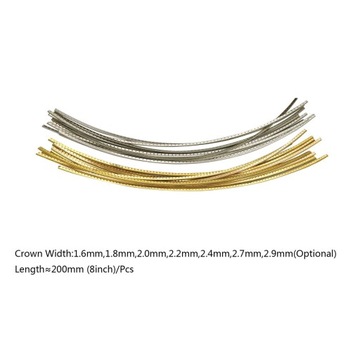 Gazechimp Przewody progowe gitarowe 8 cali akustycznych 2,2 mm