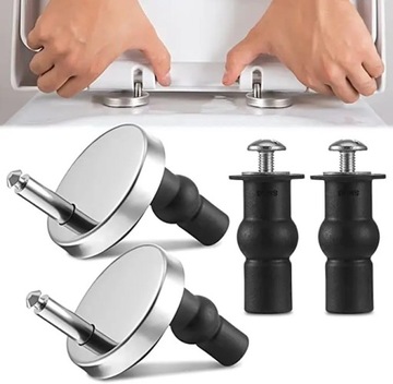 КРЕПЛЕНИЕ СИДЕНЬЯ ДЛЯ УНИТАЗА ВИНТАМИ – ПАРА