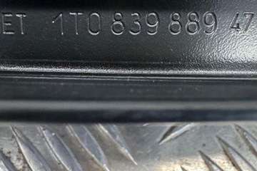 LIŠTA ZHRNUJÍCÍ ZADNÍCH LEVÝCH DVEŘE VW TOURAN (1T3) 1T0839889 2.0L