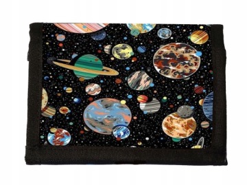 Portfel sportowy materiałowy NASA