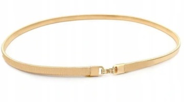 ЖЕНСКИЙ ЗОЛОТОЙ ПОЯС С ПРУЖИНОЙ, ЭЛАСТИЧНЫЙ МЕТАЛЛ