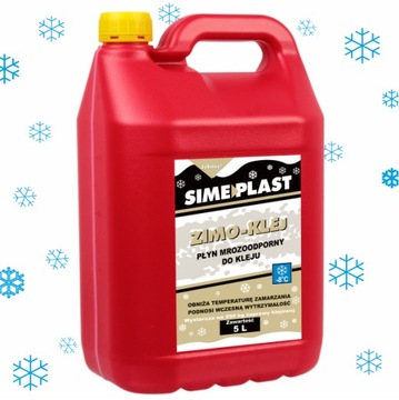ZIMOKLEJ SIMEPLAST Plastyfikator do kleju -8C 5L