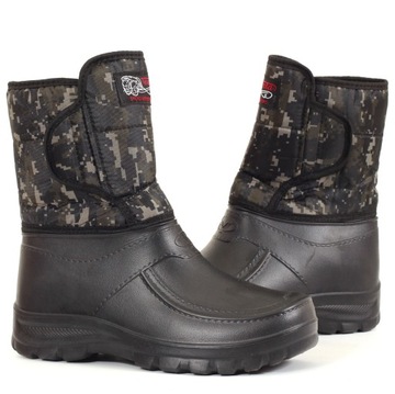 ŚNIEGOWCE ZIMOWE MĘSKIE BUTY WODOODPORNE KALOSZE