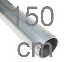 Rura rurka aluminiowa okrągła fi 30mm x 2mm -150cm