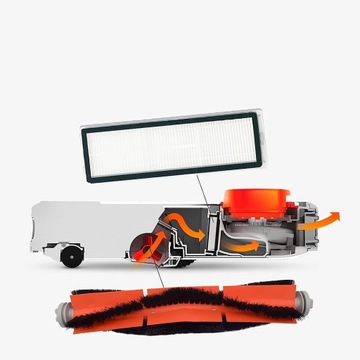 Щетки-фильтры Ролик MOPS для Xiaomi Roborock S6 S60 S65 S5 E4 Max Pure