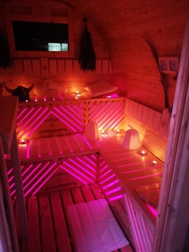 RUSKA BANIA sauna fińska ogrodowa harvia PC90