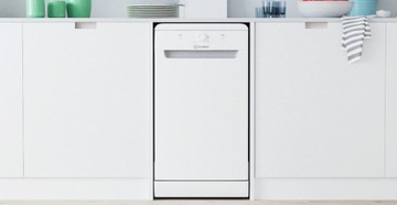 Посудомоечная машина INDESIT DF9E 1B10, 9 комплектов, 45 см, белый