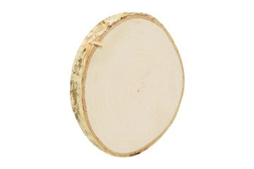 Plastry drewna, krążki drewniane 8-9 cm szlifowane