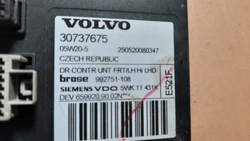 VOLVO S40 II V50 LEVÝ PŘEDNÍ MODUL OKNO 30737675