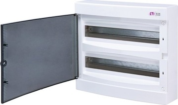 ETI ROZDZIELNICA MODUŁOWA NATYNKOWA 2x18 OBUDOWA IP40 ECT2x18PT-s 001101085