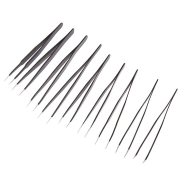 Zestaw precyzyjnych pęset do lutowania/zestaw 9 stalowych narzędzi do lutowania biżuterii