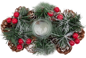 РОЖДЕСТВЕНСКИЙ ДЕКОР, РОЖДЕСТВЕНСКИЙ ПОДСВЕЧНИК