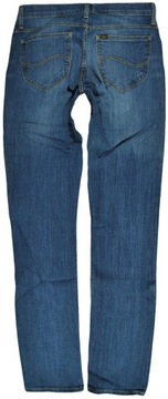 LEE spodnie LOW white-blue jeans JADE W28 L33