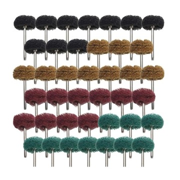 Набор из 40 абразивных полировальных кругов диаметром 25 мм,