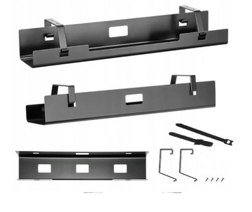 ORGANIZER UCHWYT na KABLE PRZEWODY pod BIURKO L