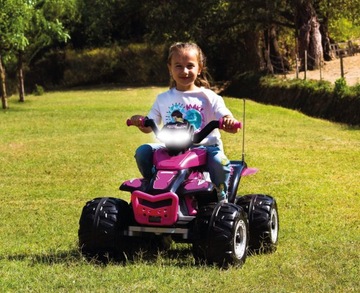 PEG PEREGO CORRAL T-REX PINK QUAD для девочек