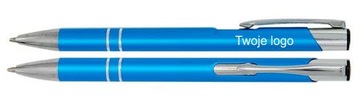 Металлическая шариковая ручка COSMO, 100 шт. С ГРАВИРОВКОЙ ЛОГОТИПА.
