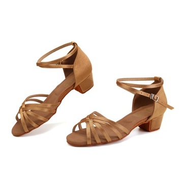 BUTY DO TAŃCA SALSA KIZOMBA BACHATA 3,5 CM NUDE 36