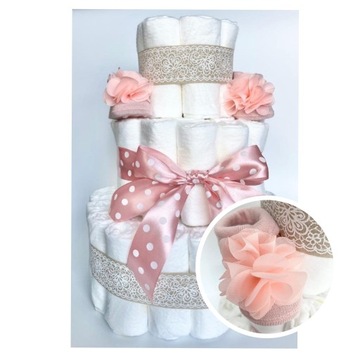 Торт из подгузников GIGA 100 штук!!! НАБОР с КАРТОЙ