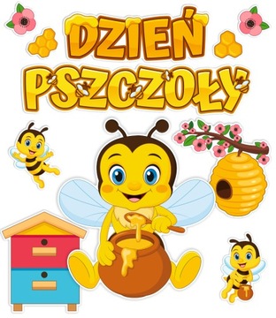 Dekoracja - Dzień Pszczoły (rozmiar XXL)