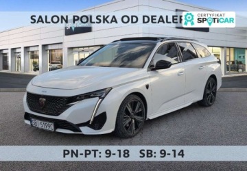 Peugeot 2022 Peugeot 308 1.5 BlueHDi GT Pack SS EAT8 Najbogatszy Perla FVat SerwisASO P