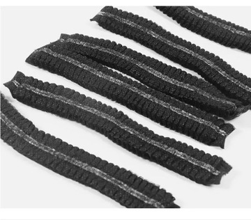 КЕПКА НЕТКАНАЯ HARMONIC CAPS одноразовая CLIP 100 шт ЧЕРНАЯ