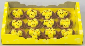 Gałązka bukszpanu borówka bukszpan z odrostami na drucie WIELKANOC 19cm/1sz