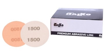 ITALKO PAPIER ŚCIERNY KRĄŻEK NA RZEP 75MM P1500