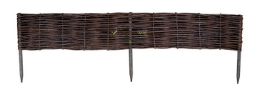 Płotek Palisada Obrzeże wiklinowe 120x20 Premium
