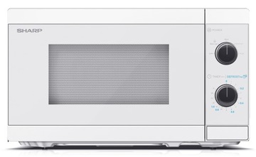 Kuchenka mikrofalowa wolnostojąca Sharp YC-MS01E-C biała prosta obsługa