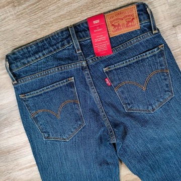 LEVI'S 711 Skinny Spodnie Jeans Damskie r. W23L34