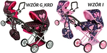 КОЛЯСКА DEEP DOLL GONDOLA 3в1 СУМКА KINDERPLAY ПОСТАЛЬНЫЕ ПРИНАДЛЕЖНОСТИ