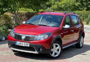 Dacia Sandero I Hatchback 5d 1.6 MPI 84KM 2011 Dacia Sandero Stepway STEPWAY 1,6 85KM Klima Bezwypadkowy SERWIS Dla wymag