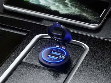 АВТОМОБИЛЬНОЕ ЗАРЯДНОЕ УСТРОЙСТВО АВТОМОБИЛЬНЫЙ БЛОК ПИТАНИЯ USB QC 3.0