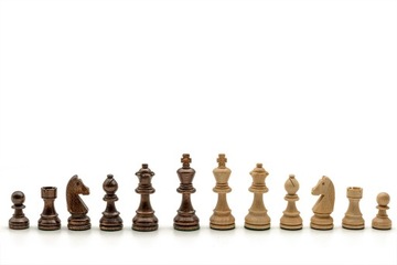 Szachy Turniejowe drukowane 4 OUTLET drewniane plansza sitodruk