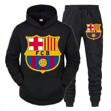KOMPLET DRES BLUZA SPODNIE FC BARCELONA KOLORY