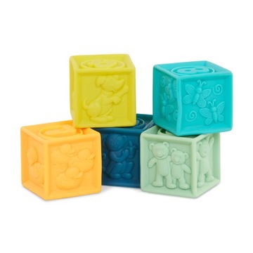 B.TOYS: мягкие СЕНСОРНЫЕ блоки - OneTwoSqueeze