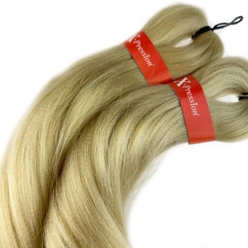 X-PRESSION Ultra Braid Pre-Stretched UV-613 флуоресцентные синтетические волосы