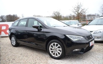Seat Leon III ST 1.6 TDI CR 105KM 2015 Seat Leon Bezwypadkowy - DSG - Niski przebieg - Super Stan - 1 wlasciciel, zdjęcie 9