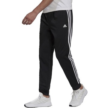 Spodnie męskie adidas primegreen essentials warm-up tapered 3-stripes track