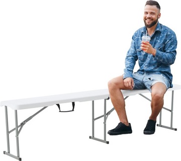 Скамейка для общественного питания ТУРИСТИЧЕСКИЙ КЕМПИНГ СКЛАДНОЙ ЧЕМОДАН 180см