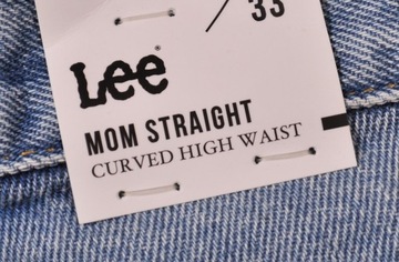 LEE spodnie HIGH jeans MOM STRAIGHT _ W28 L30