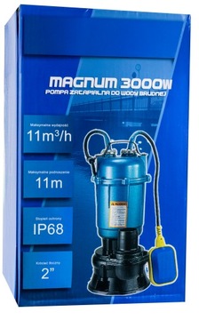 POMPA DO WYPOMPOWYWANIA WODY BRUDNEJ CZYSTEJ SZAMBA PŁYWAK + 4 ZŁĄCZKI