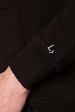 Bluza Męska Czarna z Kapturem Skyler Lancerto XL