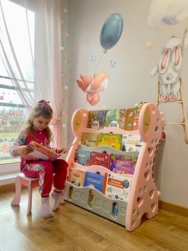 REGAŁ MONTESSORI NA KSIĄŻKI PÓŁKA SZAFKA ORGANIZER POKÓJ DZIECIĘCY Z33R