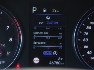 Hyundai i30 III Hatchback N Facelifting 2.0 T-GDI 280KM 2022 Hyundai i30 Fastback N Performance, Salon Polska, zdjęcie 16