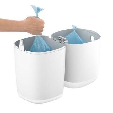 ANGELCARE Корзина-контейнер для подгузников Белый + Вставка