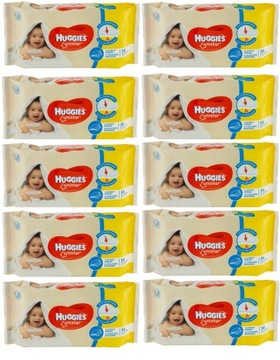 Huggies Unistar chusteczki nawilżane dla dzieci 10x56 zestaw
